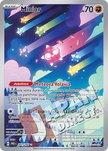 (PAR 201/182) Minior  Illustrazione Rara