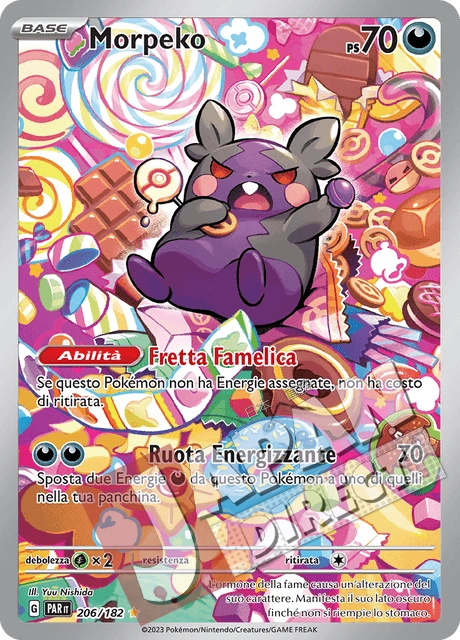 (PAR 206/182) Morpeko  Illustrazione Rara