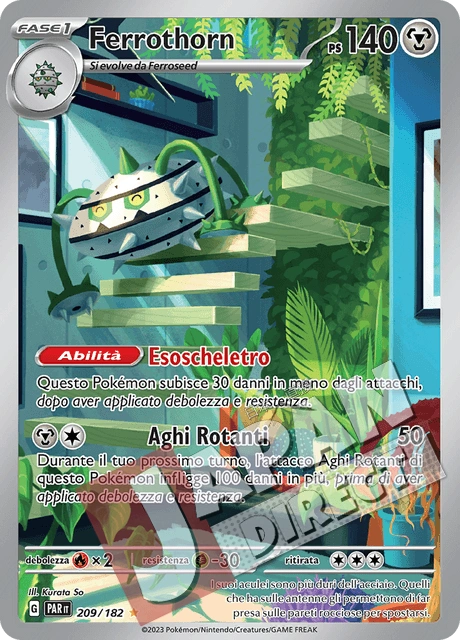 (PAR 209/182) Ferrothorn  Illustrazione Rara