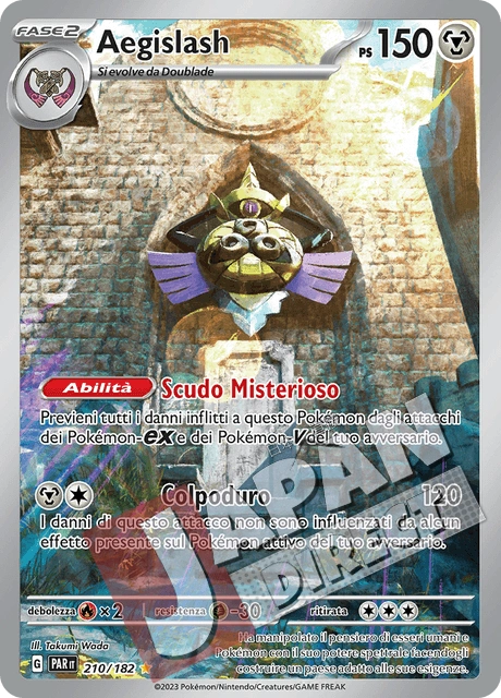 (PAR 210/182) Aegislash  Illustrazione Rara