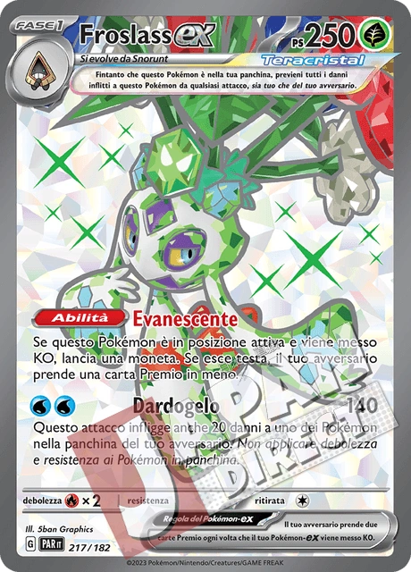 (PAR 217/182) Froslass-ex Teracristal Full Art