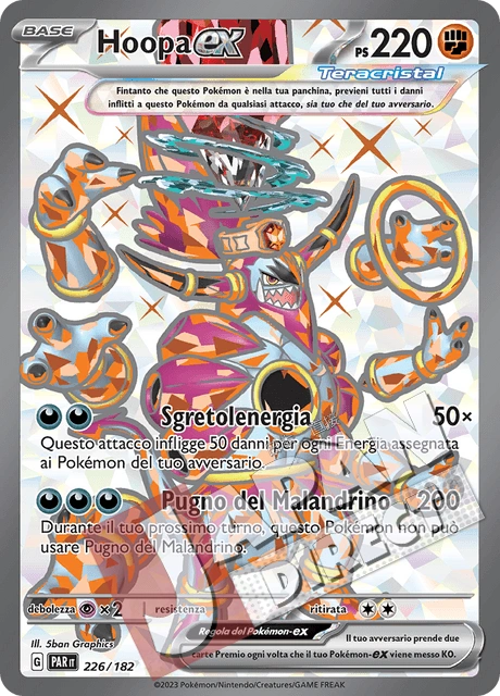 (PAR 226/182) Hoopa-ex Teracristal Full Art