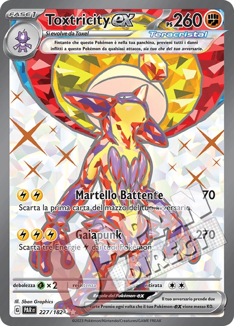 (PAR 227/182) Toxtricity-ex Teracristal Full Art