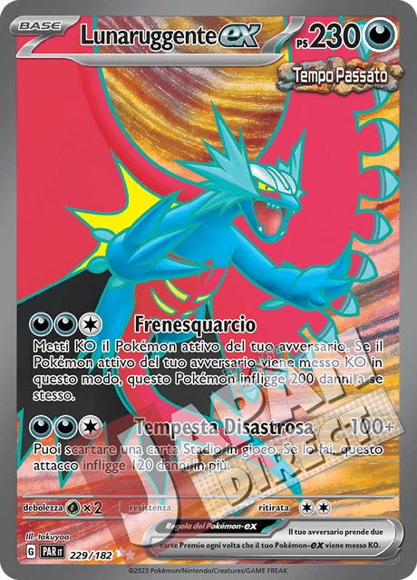 (PAR 229/182) Lunaruggente-ex  Full Art
