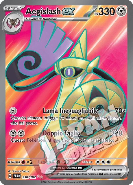 (PAR 230/182) Aegislash-ex  Full Art