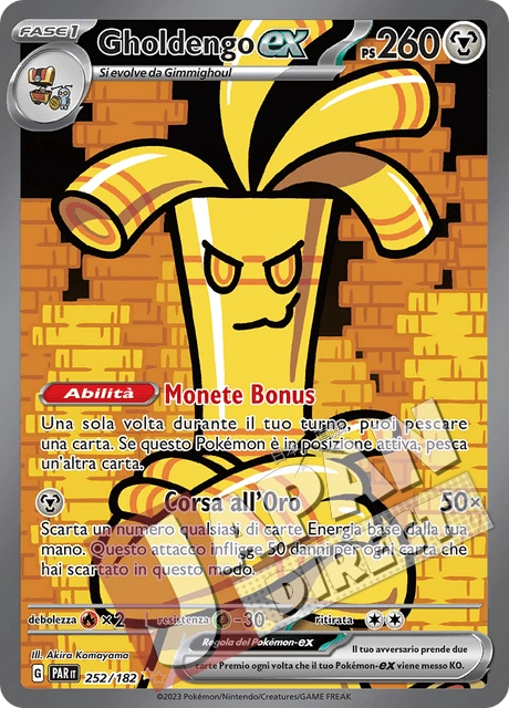 (PAR 252/182) Gholdengo-ex  Alternative Art