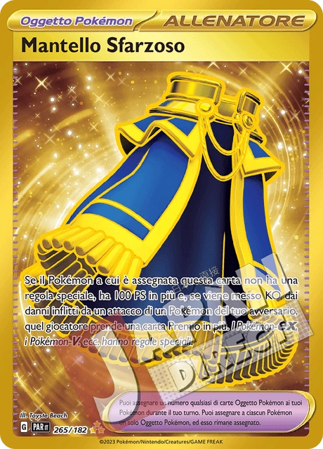 (PAR 265/182) Mantello Sfarzoso  Rara Segreta