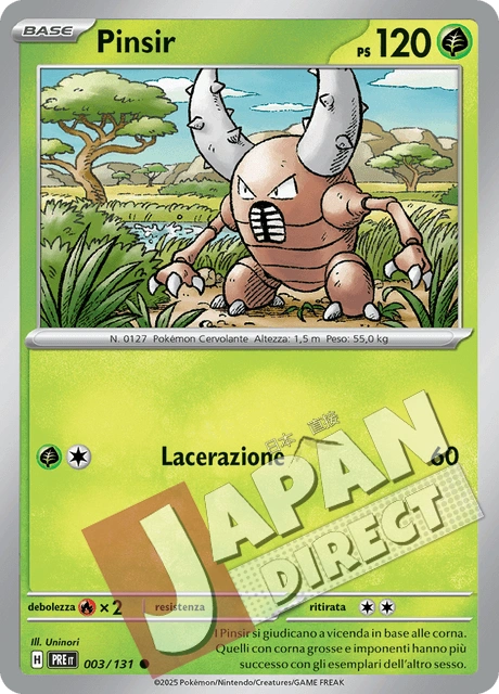 (PRE 003/131) Pinsir  Comune