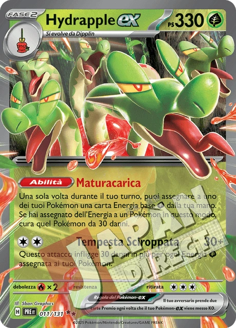 (PRE 011/131) Hydrapple-ex  Double Rare