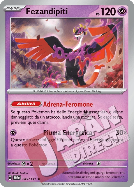 (PRE 045/131) Fezandipiti  Rara