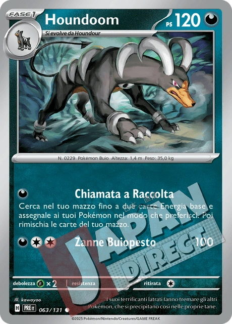 (PRE 063/131) Houndoom  Comune