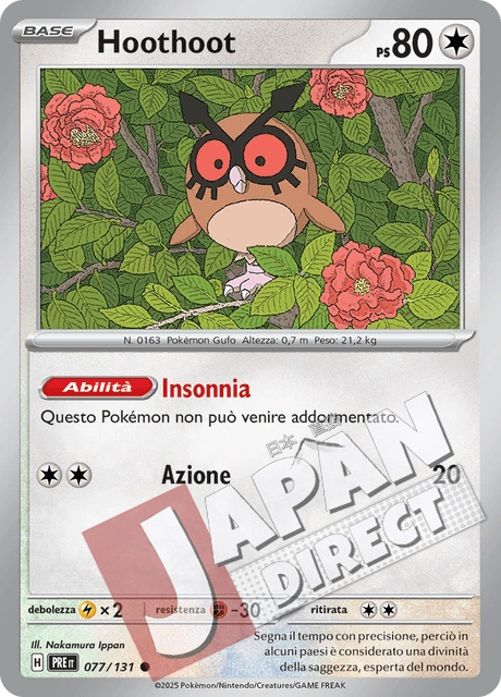 (PRE 077/131) Hoothoot  Comune