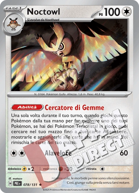 (PRE 078/131) Noctowl Teracristal Rara