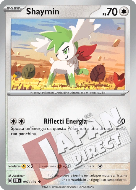 (PRE 087/131) Shaymin  Non Comune