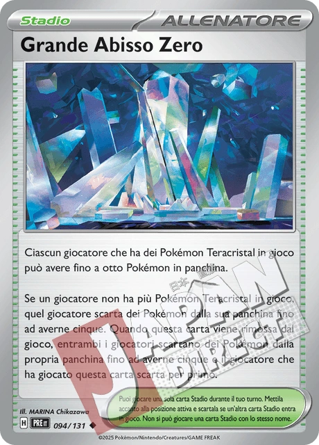 (PRE 094/131) Grande Abisso Zero Teracristal Non Comune