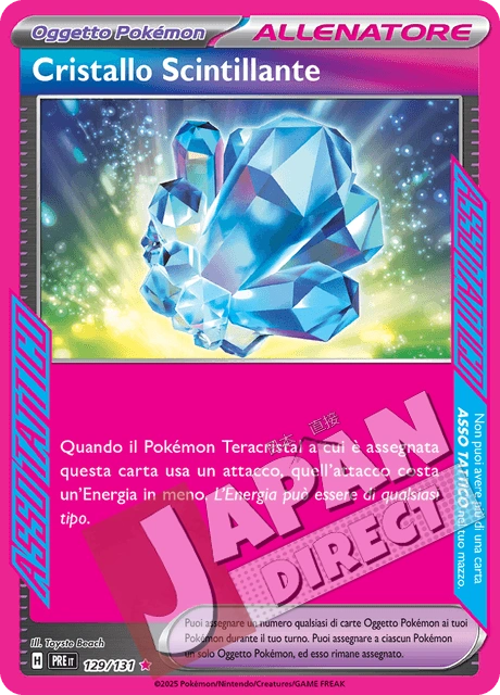 (PRE 129/131) Cristallo Scintillante Teracristal Full Art