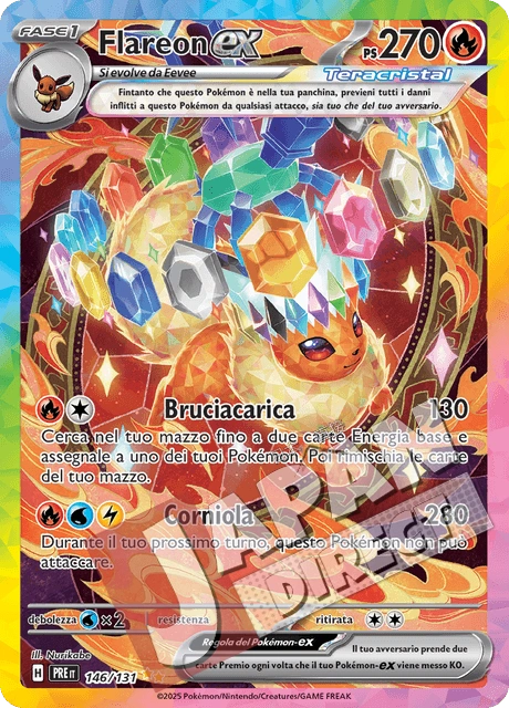 (PRE 146/131) Flareon-ex Teracristal Alternative Art
