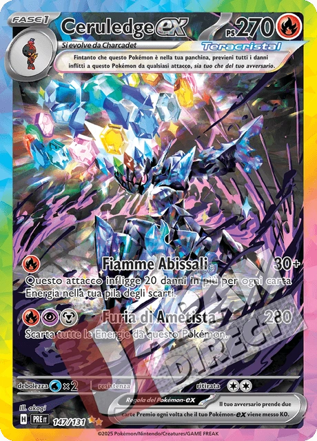 (PRE 147/131) Ceruledge-ex Teracristal Alternative Art