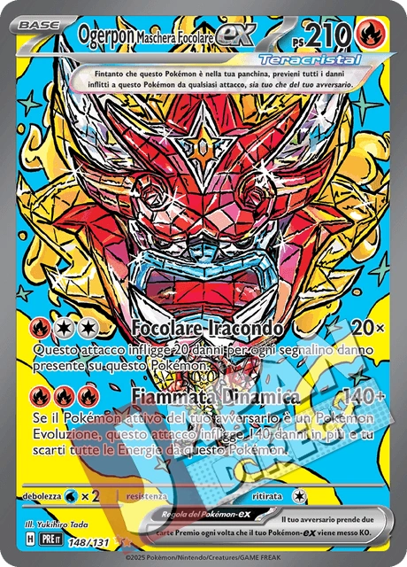 (PRE 148/131) Ogerpon Maschera Focolare-ex Teracristal Alternative Art