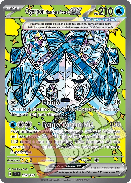 (PRE 152/131) Ogerpon Maschera Pozzo-ex Teracristal Alternative Art