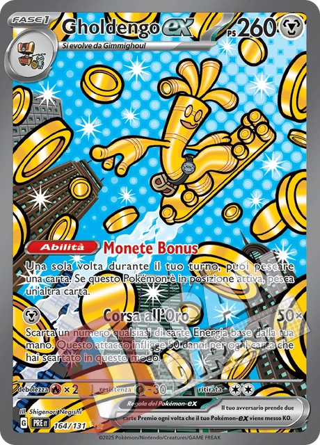 (PRE 164/131) Gholdengo-ex  Alternative Art
