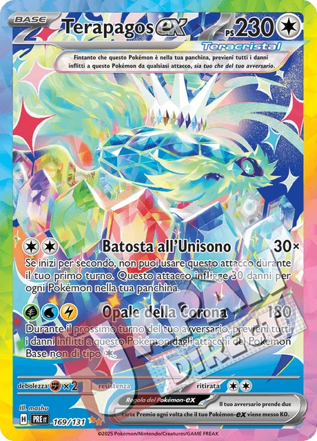 (PRE 169/131) Terapagos-ex  Alternative Art