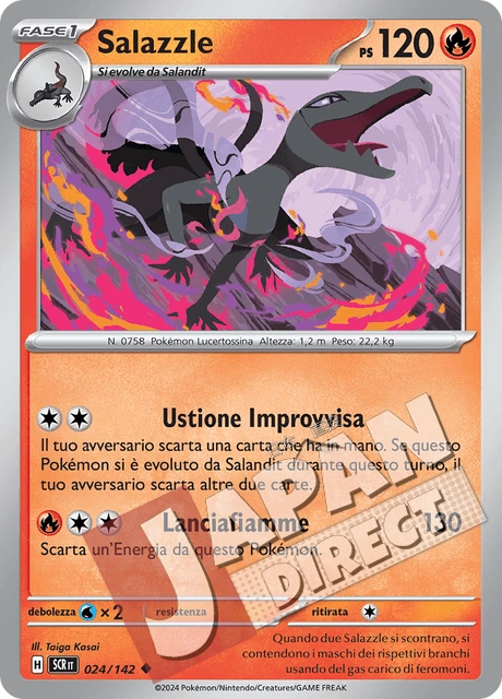 (SCR 024/142) Salazzle  Non Comune