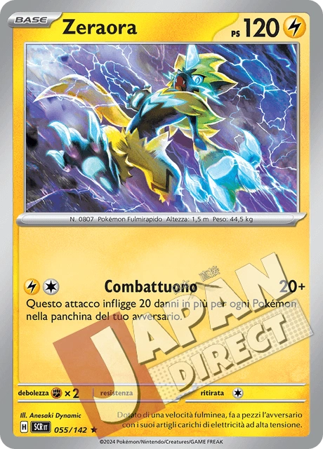 (SCR 055/142) Zeraora  Rara