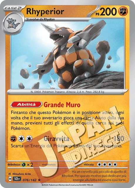 (SCR 076/142) Rhyperior  Rara