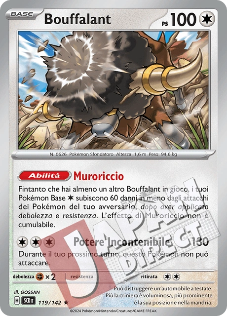 (SCR 119/142) Bouffalant  Rara