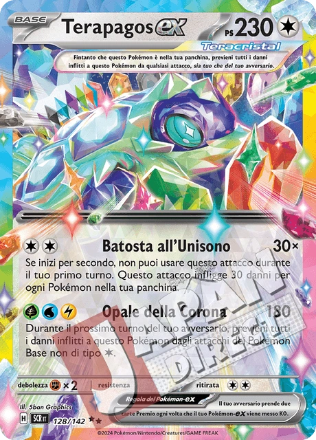 (SCR 128/142) Terapagos-ex  Double Rare