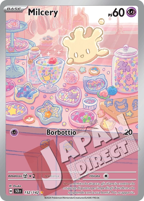 (SCR 152/142) Milcery  Illustrazione Rara