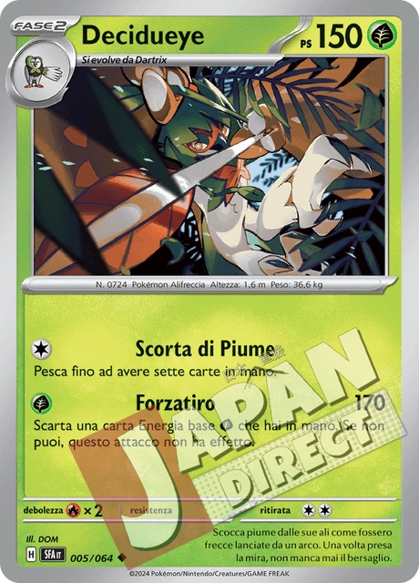 (SFA 005/064) Decidueye  Non Comune