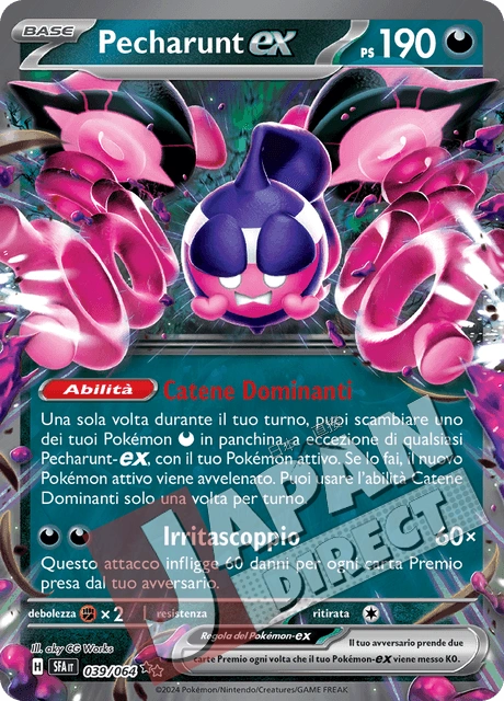 (SFA 039/064) Pecharunt-ex  Double Rare
