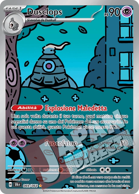 (SFA 069/064) Dusclops  Illustrazione Rara