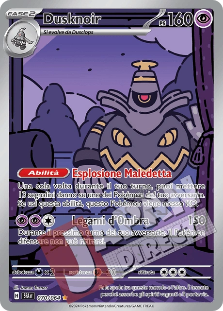 (SFA 070/064) Dusknoir  Illustrazione Rara