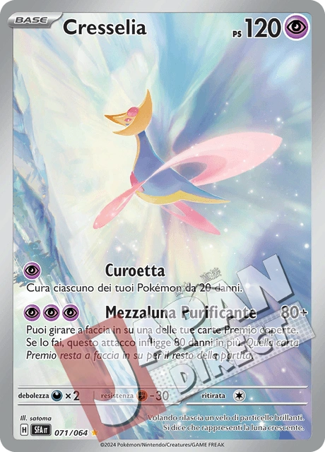 (SFA 071/064) Cresselia  Illustrazione Rara