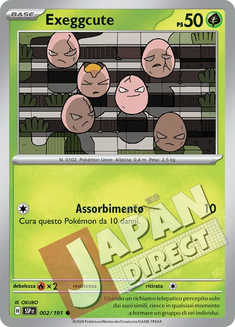 (SSP 002/191) Exeggcute  Comune