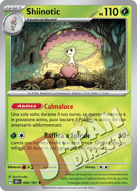 (SSP 009/191) Shiinotic  Non Comune
