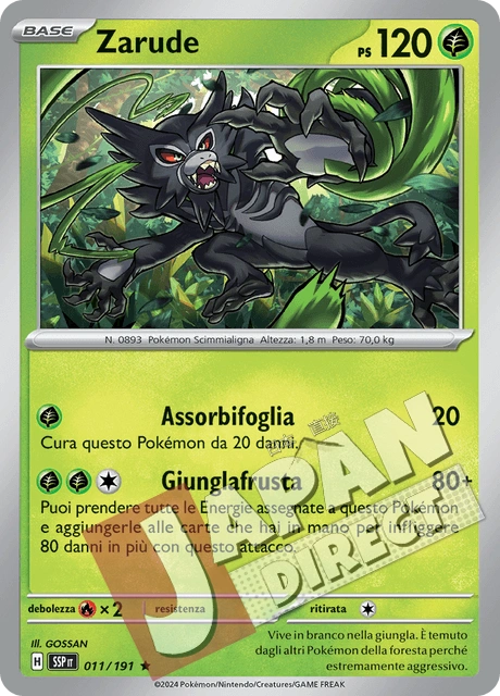 (SSP 011/191) Zarude  Rara