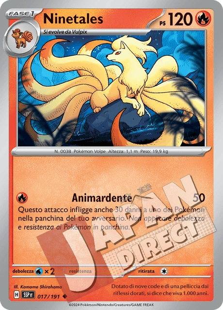 (SSP 017/191) Ninetales  Non Comune