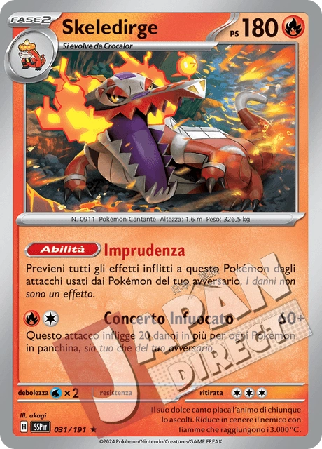 (SSP 031/191) Skeledirge  Rara