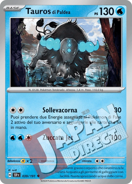 (SSP 039/191) Tauros di Paldea  Non Comune