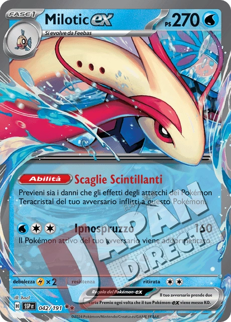(SSP 042/191) Milotic-ex Teracristal Double Rare