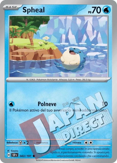 (SSP 043/191) Spheal  Comune