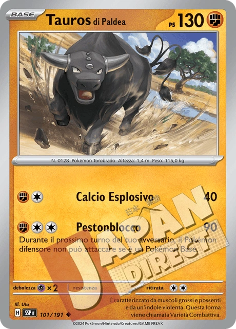(SSP 101/191) Tauros di Paldea  Non Comune