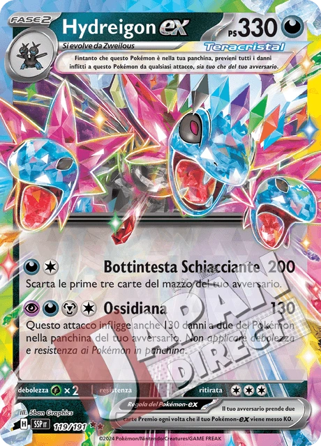 (SSP 119/191) Hydreigon-ex Teracristal Double Rare