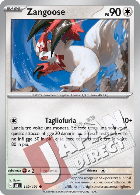 (SSP 149/191) Zangoose  Comune
