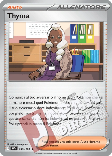 (SSP 190/191) Thyma  Non Comune