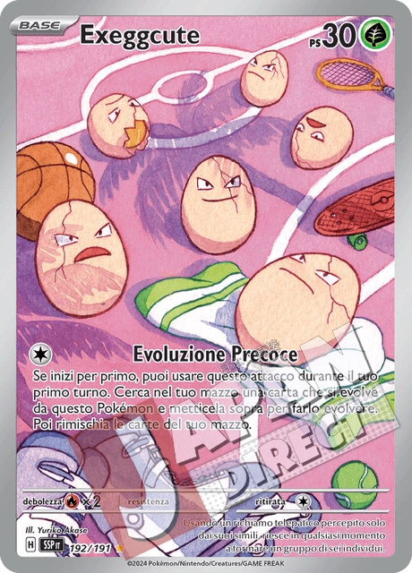 (SSP 192/191) Exeggcute  Illustrazione Rara